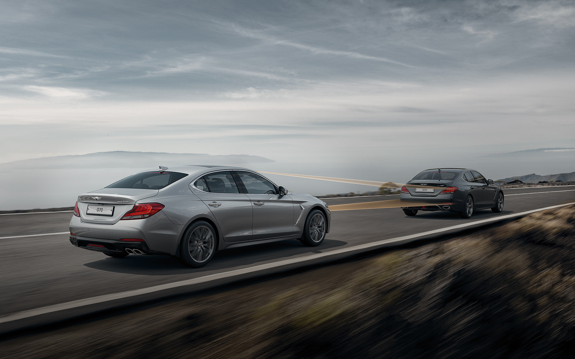 GENESIS G70 Safety Features - 스마트 크루즈 컨트롤 (Stop & Go 포함)