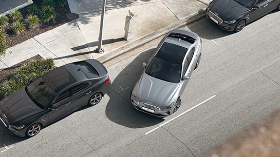 GENESIS G70 Technology Features - 주차 거리 경고(전방/후방)