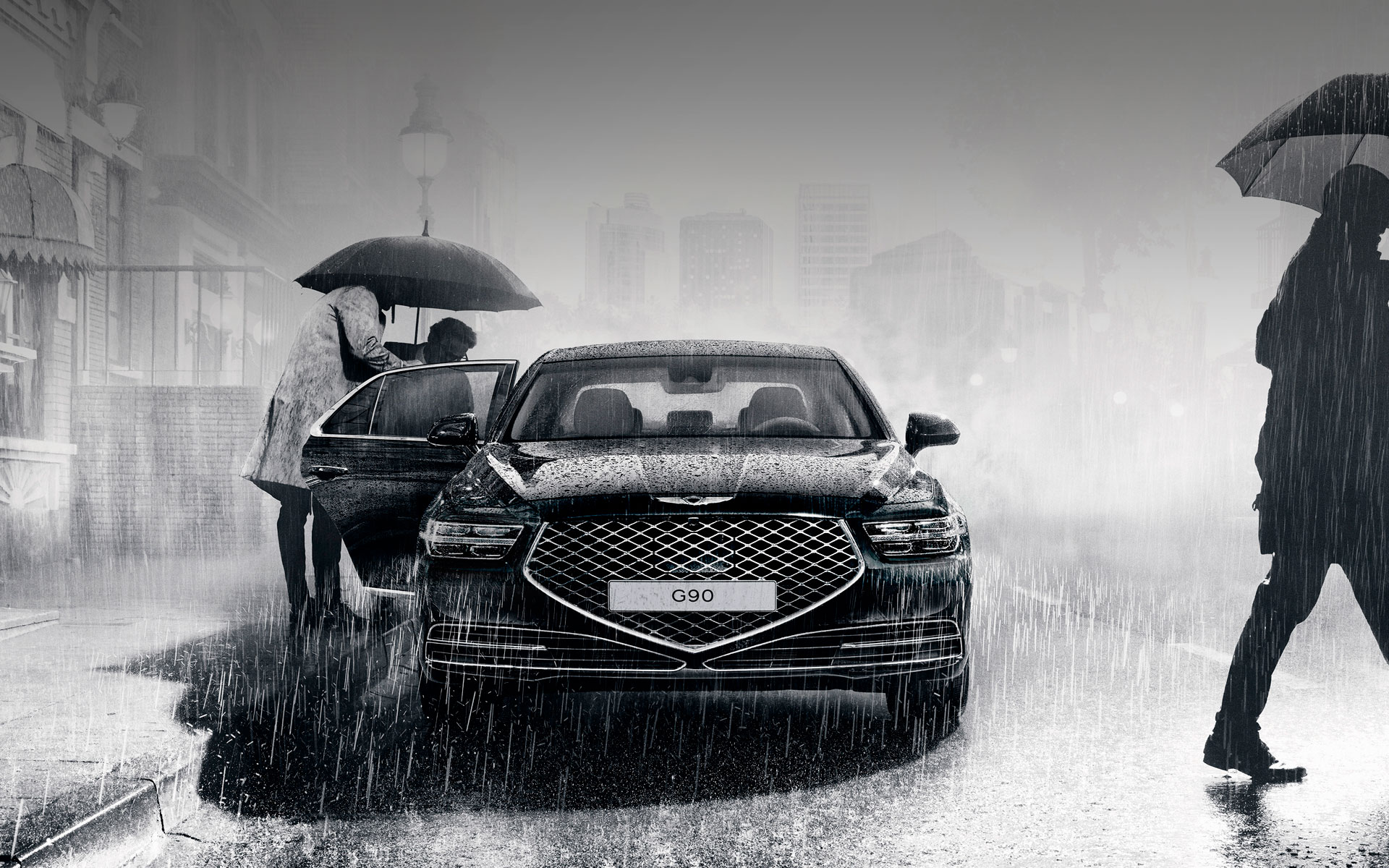 GENESIS G90 Design Features - G-matrix patterned Quadlamps