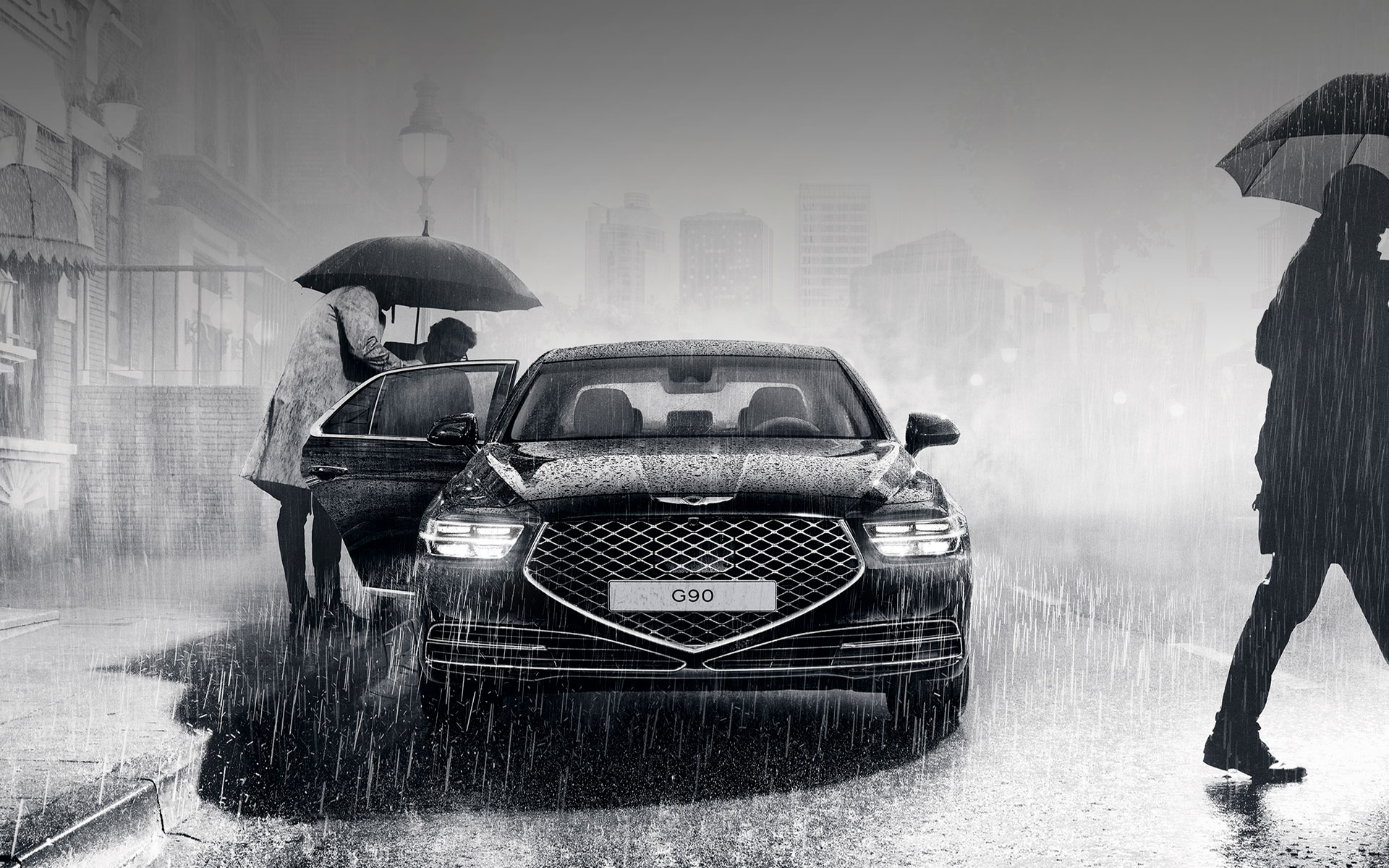 GENESIS G90 Design Features - G-matrix patterned Quadlamps